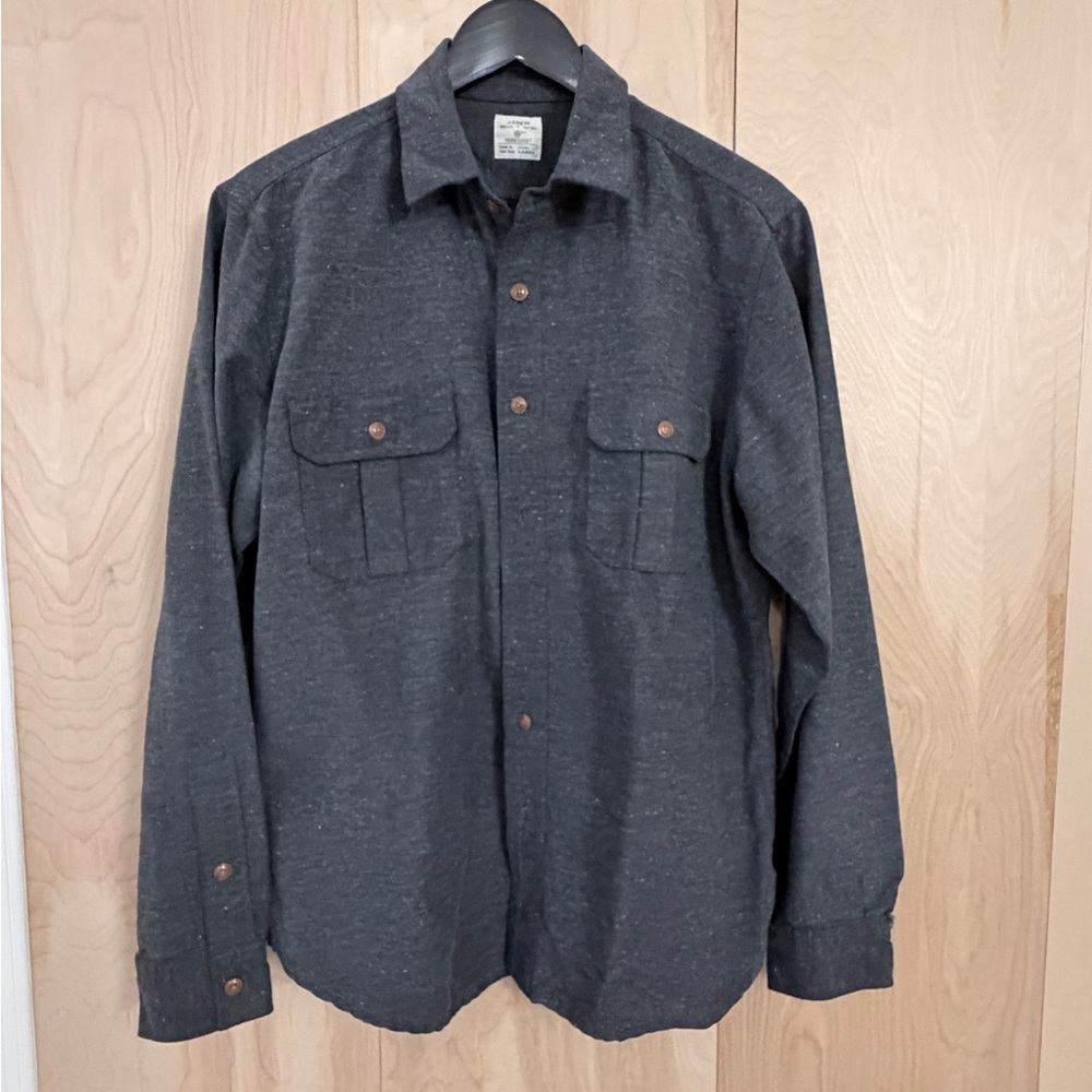 J.Crew grey button down Workshirt
